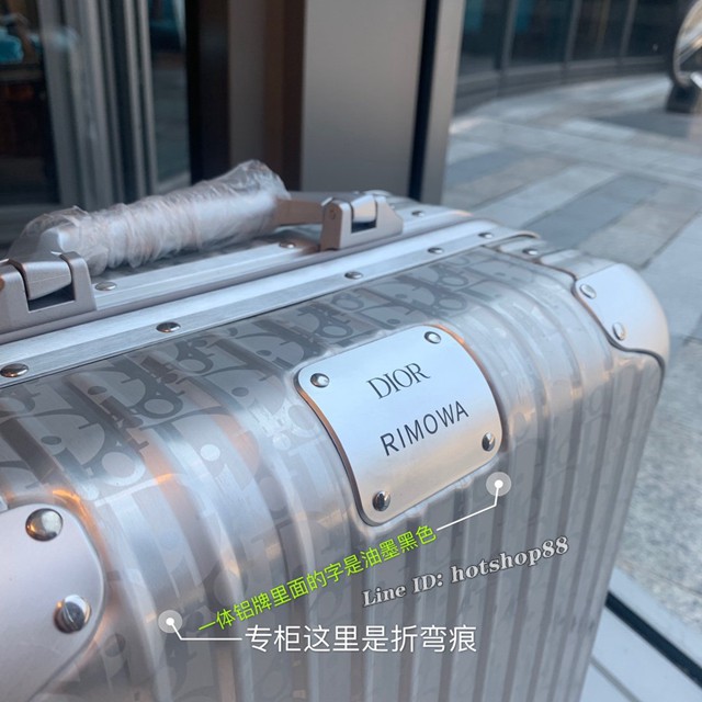 Rimowa X Dior合作限量款彈跳拉杆行李箱拖箱 gdx1346